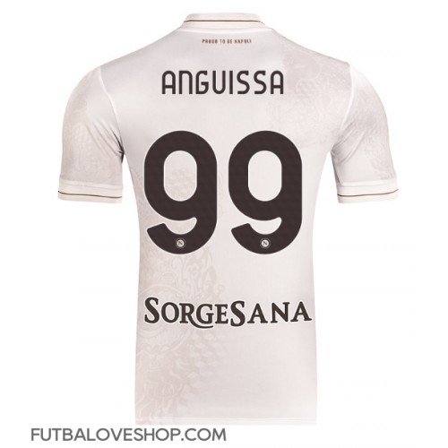 Dres SSC Napoli Frank Anguissa #99 Preč 2025-26 Krátky Rukáv